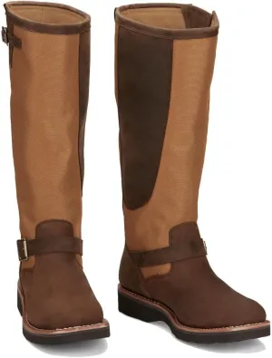 Chippewa Men's Cottonwood Hickory Brown Square Toe 17in Tall Snake Boot Brown 11 D