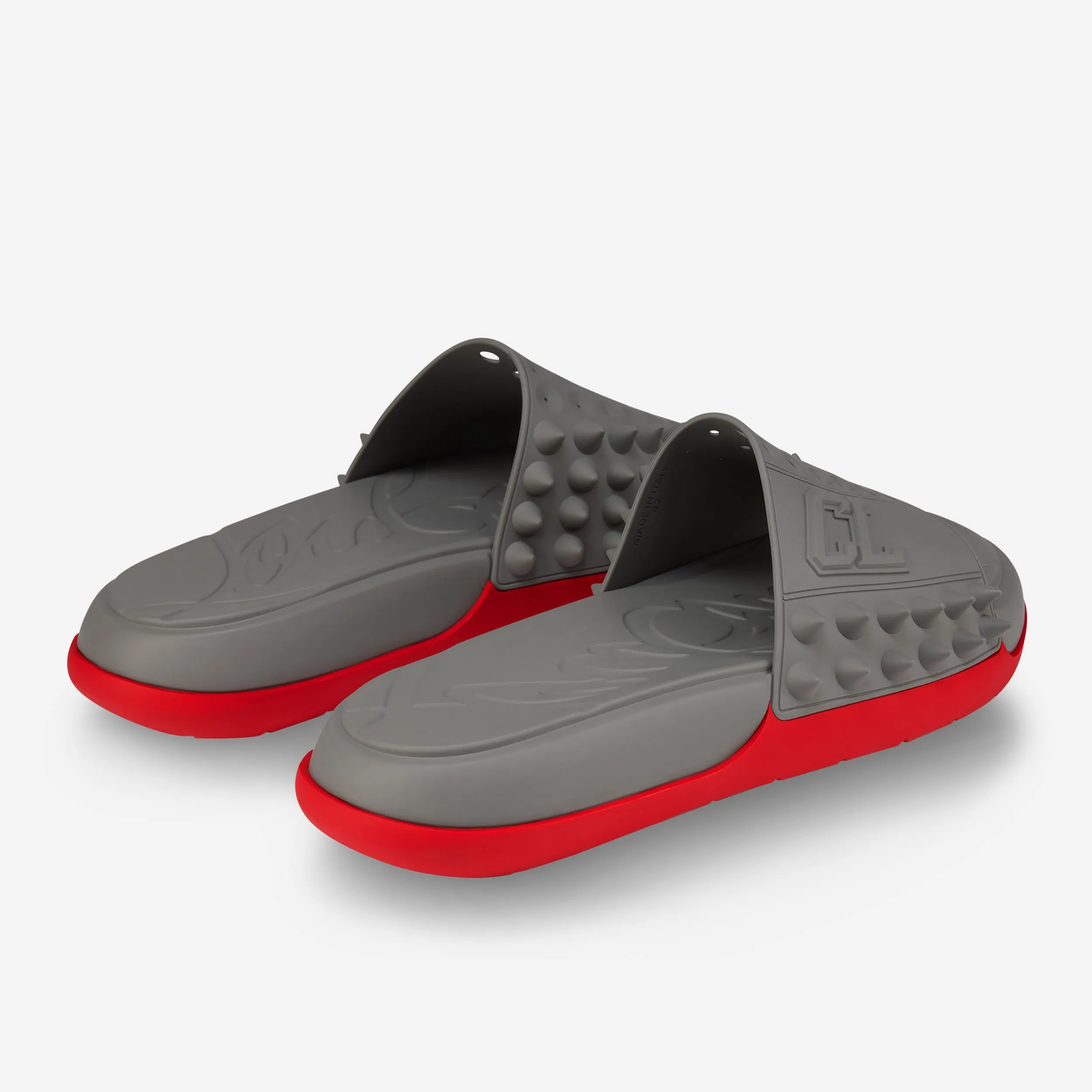 Christian Louboutin Take It Easy Flat Rubber Slider