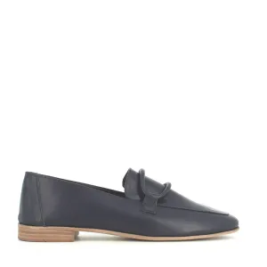 Cinders Edit Soft Leather Loafer Navy