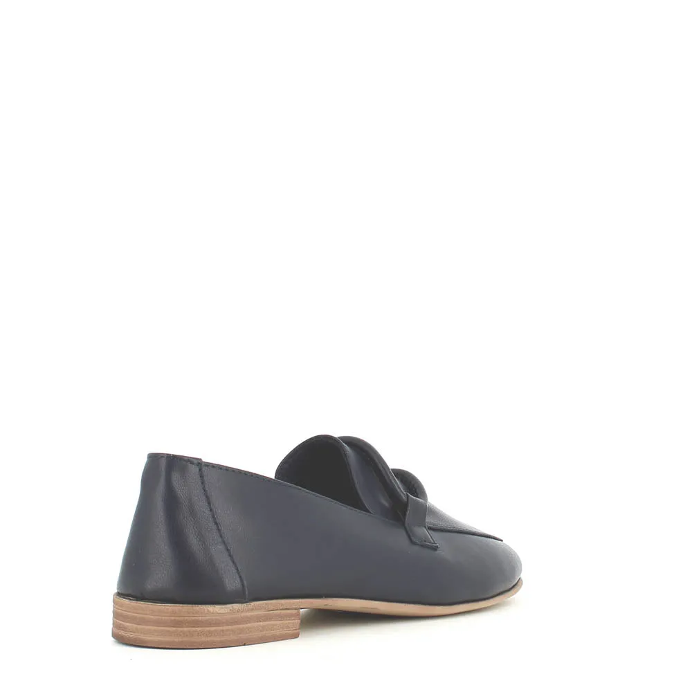 Cinders Edit Soft Leather Loafer Navy