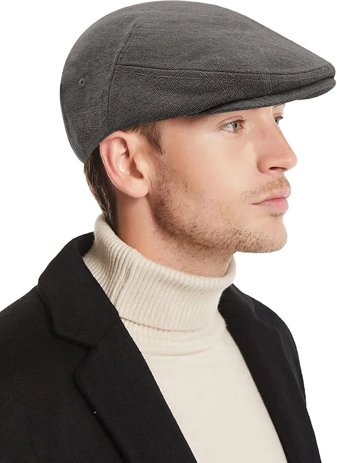 Clakllie Beret Ivy Flat Breathable Boina Caps Cotton Flat Ivy Gatsbay Hat Cotton Twill Newsboy Cap Driving Caps Forward Cap