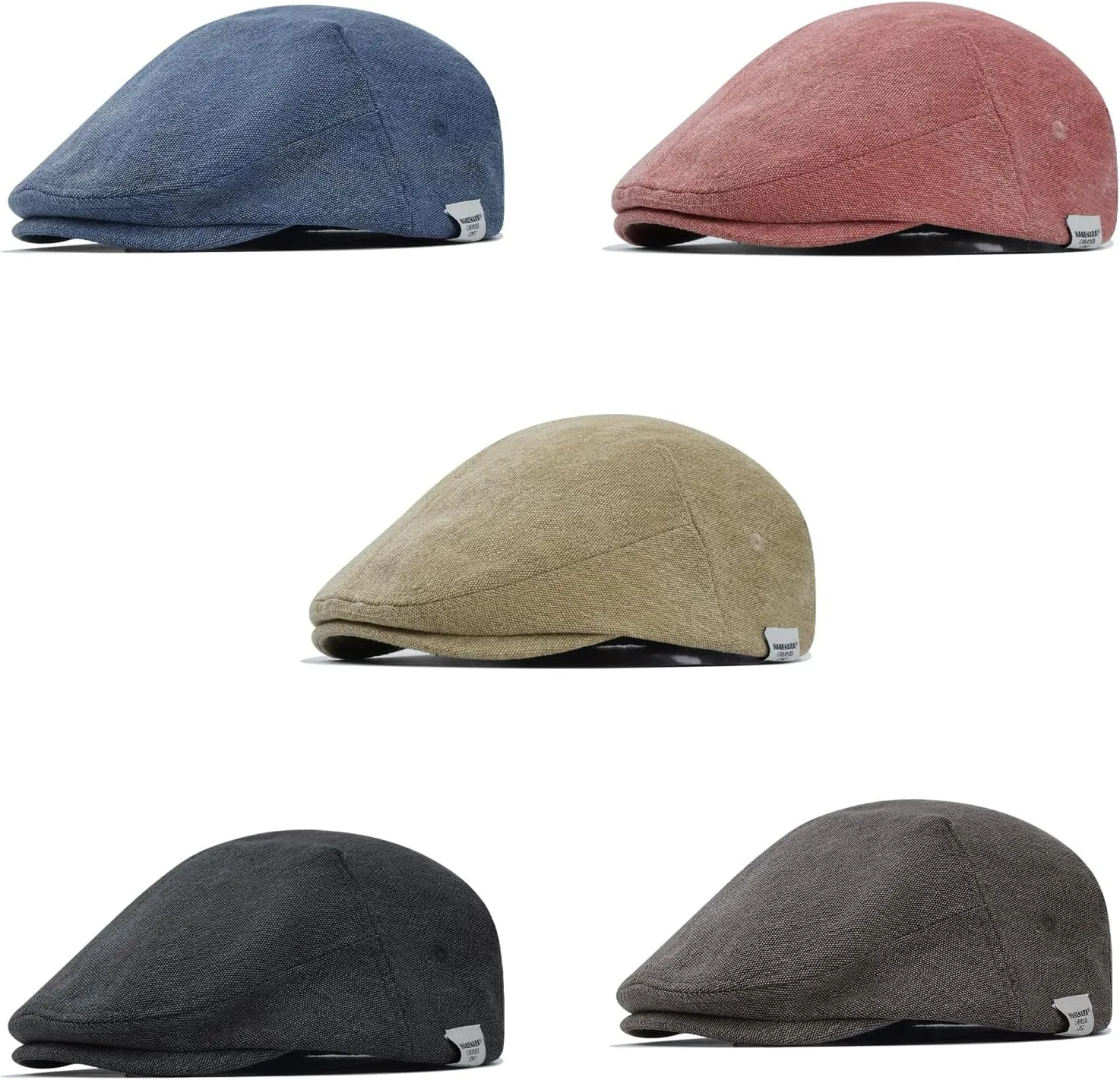 Clakllie Beret Ivy Flat Breathable Boina Caps Cotton Flat Ivy Gatsbay Hat Cotton Twill Newsboy Cap Driving Caps Forward Cap