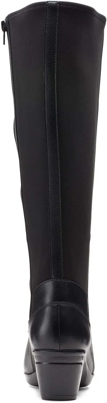 Clarks Women's Emslie Emma Wide Calf Fashion Boot