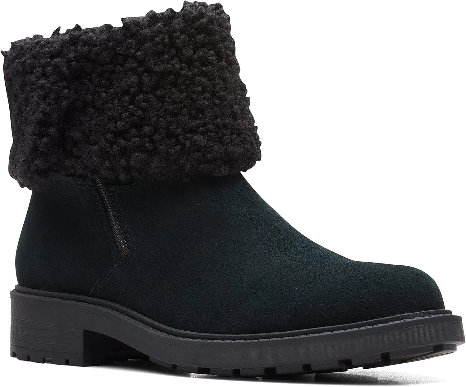 Clarks Women's Opal Zip Mid Calf Boot