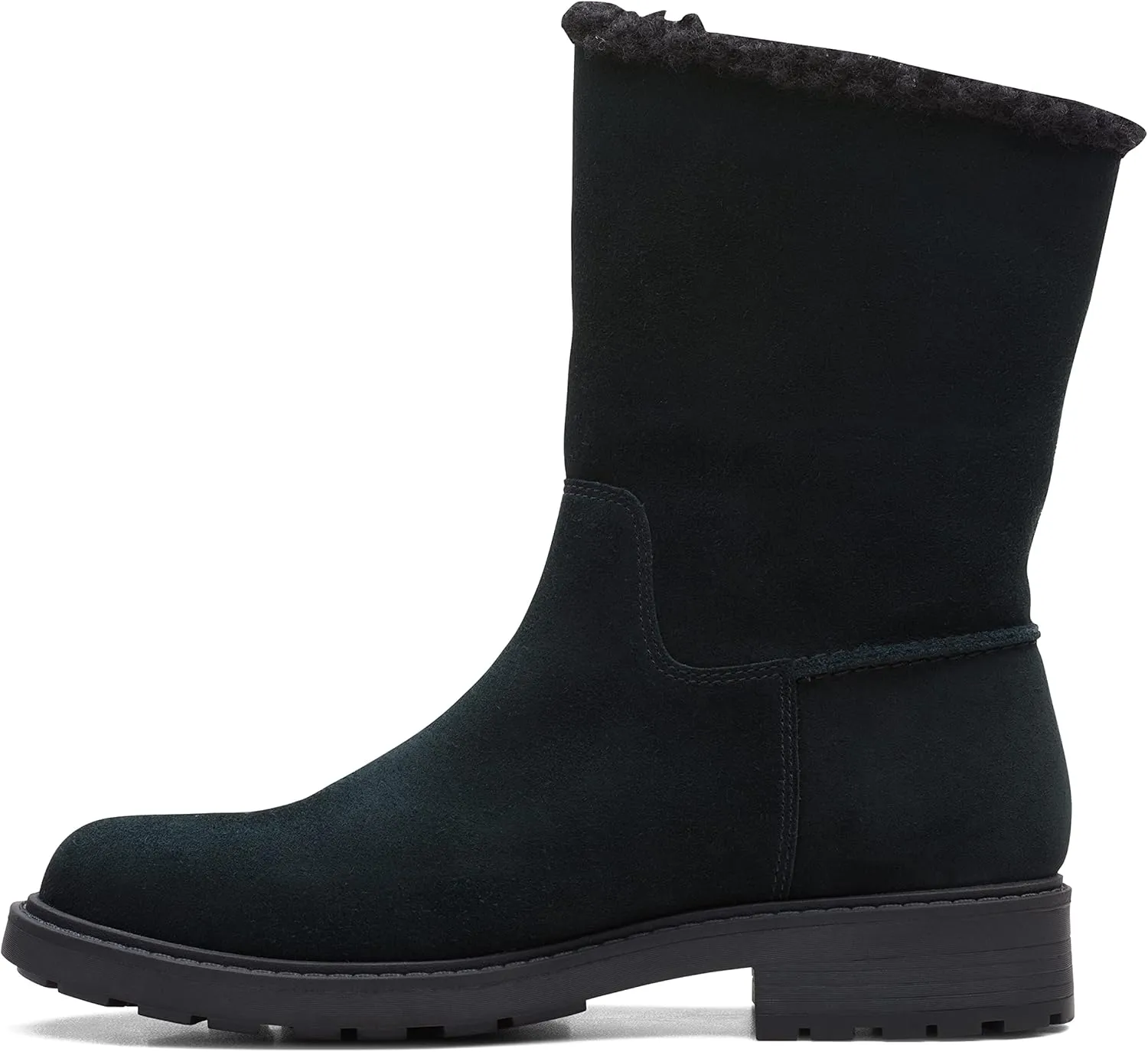 Clarks Women's Opal Zip Mid Calf Boot