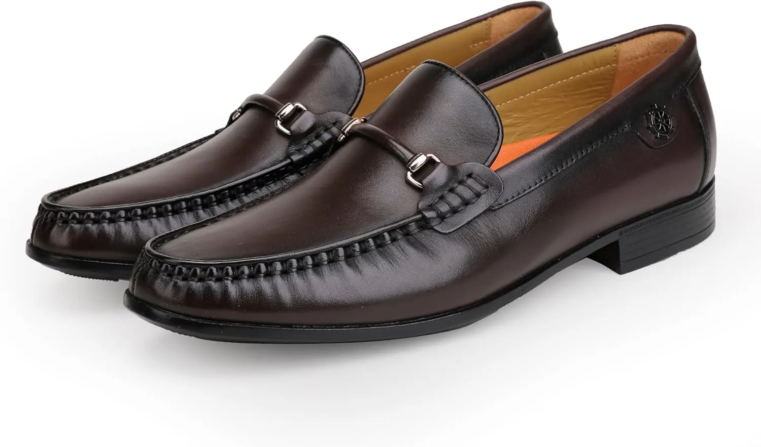 Classic Dress Shoes for Mens, Leather Comfort Penny Loafers Driving Causal Slip-on Loafers for Mens