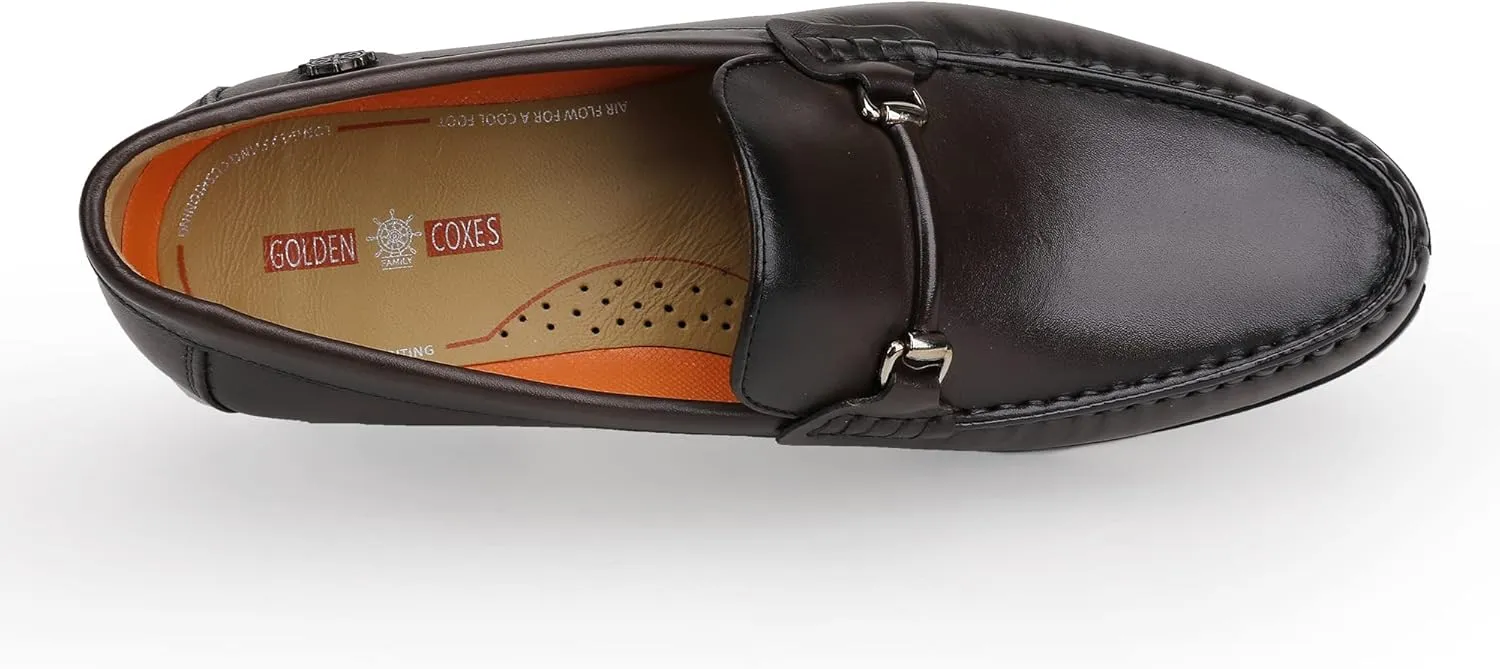 Classic Dress Shoes for Mens, Leather Comfort Penny Loafers Driving Causal Slip-on Loafers for Mens