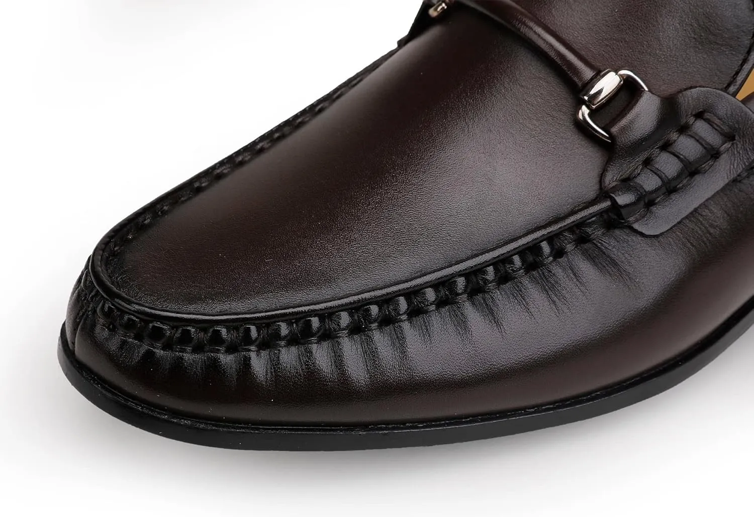 Classic Dress Shoes for Mens, Leather Comfort Penny Loafers Driving Causal Slip-on Loafers for Mens