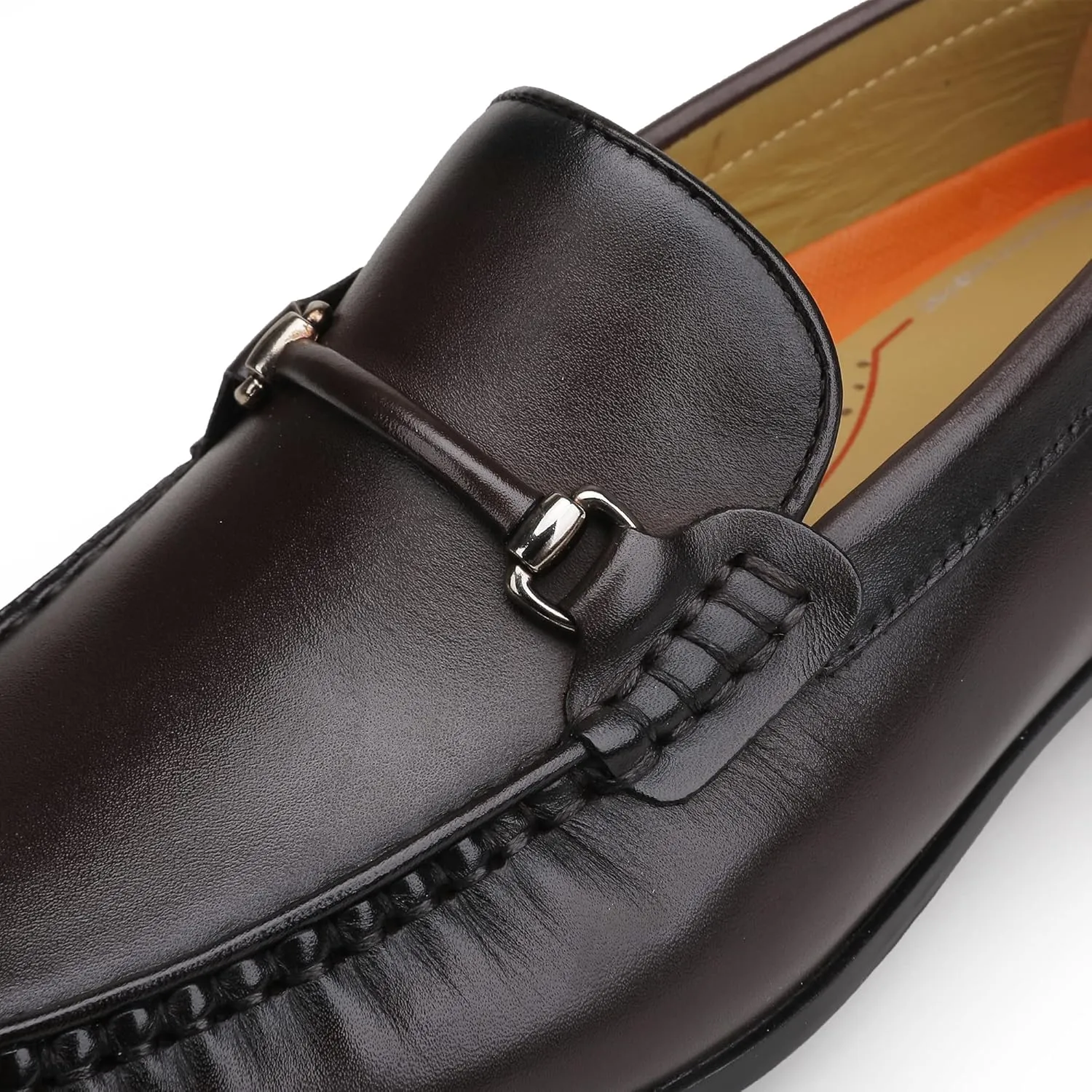 Classic Dress Shoes for Mens, Leather Comfort Penny Loafers Driving Causal Slip-on Loafers for Mens