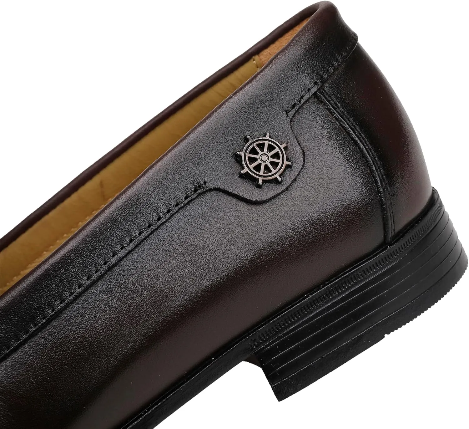 Classic Dress Shoes for Mens, Leather Comfort Penny Loafers Driving Causal Slip-on Loafers for Mens