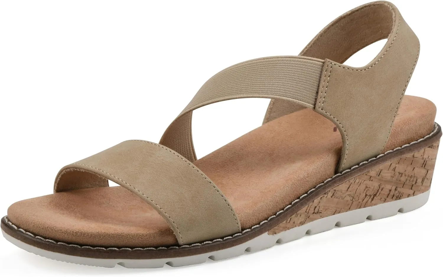 CLIFFS BY WHITE MOUNTAIN Women's Tinnley Cork Wedge Sandal