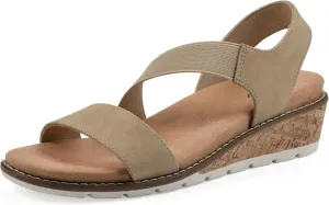 CLIFFS BY WHITE MOUNTAIN Women's Tinnley Cork Wedge Sandal