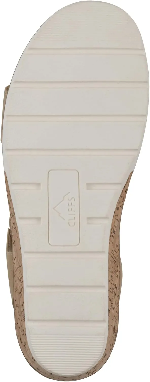 CLIFFS BY WHITE MOUNTAIN Women's Tinnley Cork Wedge Sandal