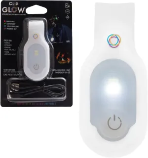Clipglow Nurse Light Clip On Nursing Night Shift Light, Bright, Lightweight Magnetic, Portable, USB Rechargeable Flashlight for Badge, 8-10 Hours Battery|4 Light Settings 10-25 Lumens Nurse Gift|White