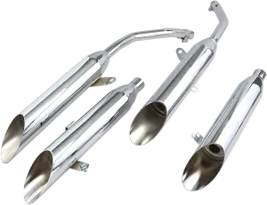 COBRA Chrome Slashcut Mufflers 1164SC