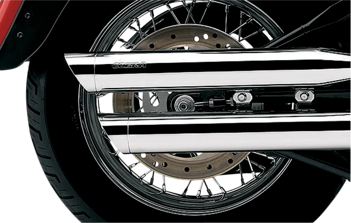 COBRA Chrome Slashcut Mufflers 6001