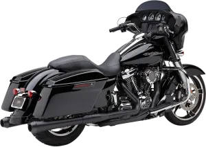 COBRA El Diablo 4" Mufflers for FL - Black/Black BLK W/BLK END CAPS 6208RB
