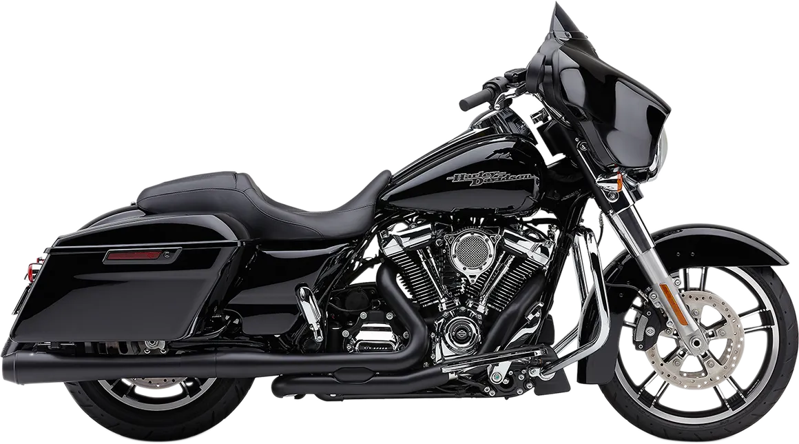 COBRA El Diablo 4" Mufflers for FL - Black/Black BLK W/BLK END CAPS 6208RB