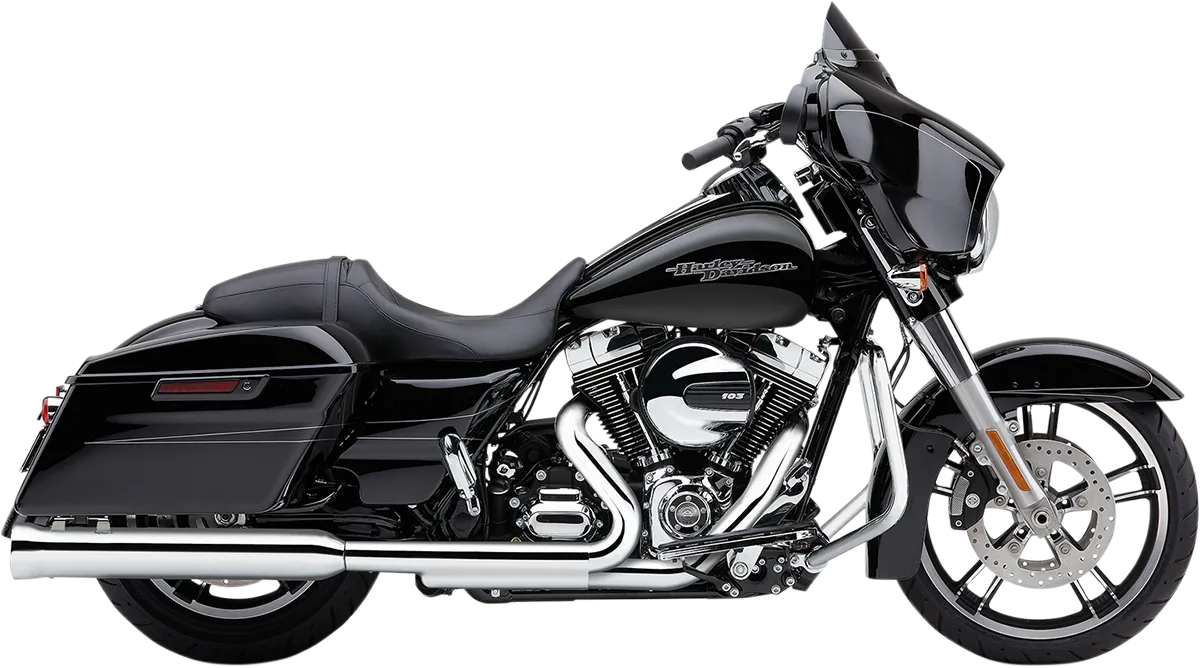 COBRA Neighbor Hater Mufflers for '95-'16 Bagger - Chrome 6107