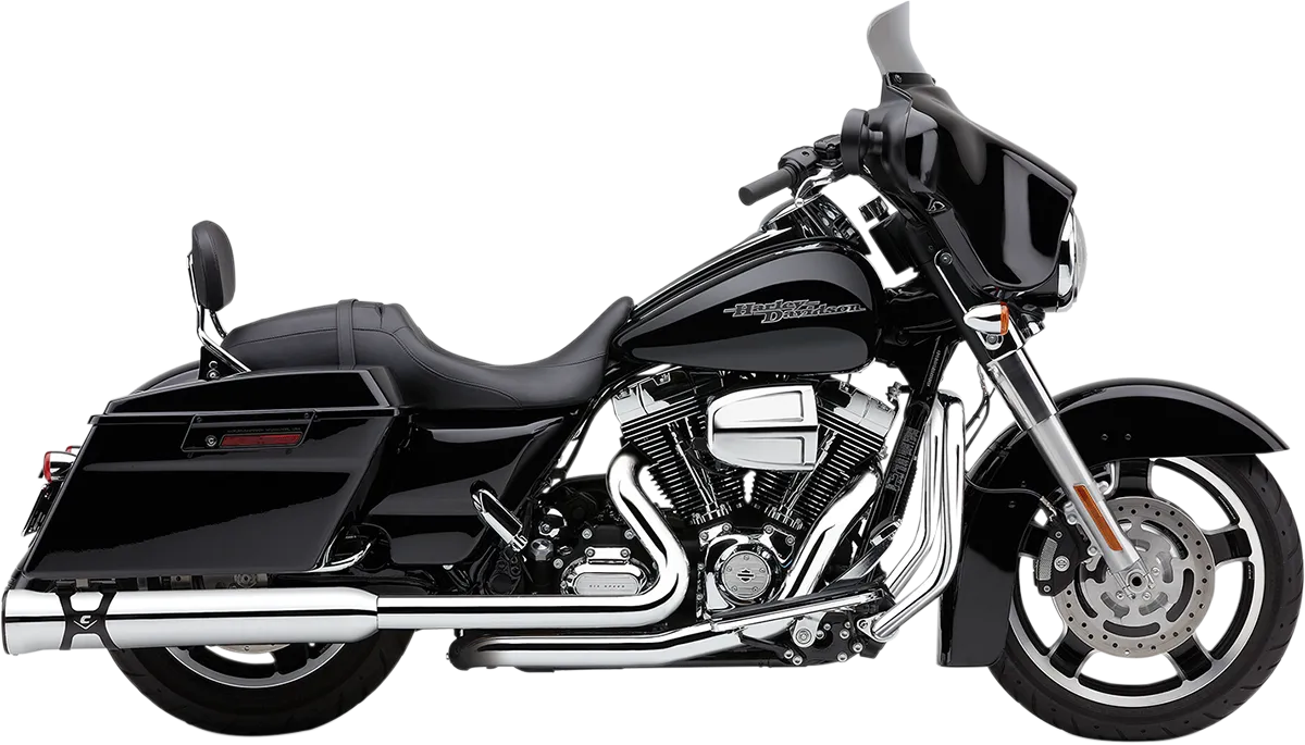 COBRA Race Pro Mufflers for '95-'16 Bagger - Chrome VERIFY PRICING 6218