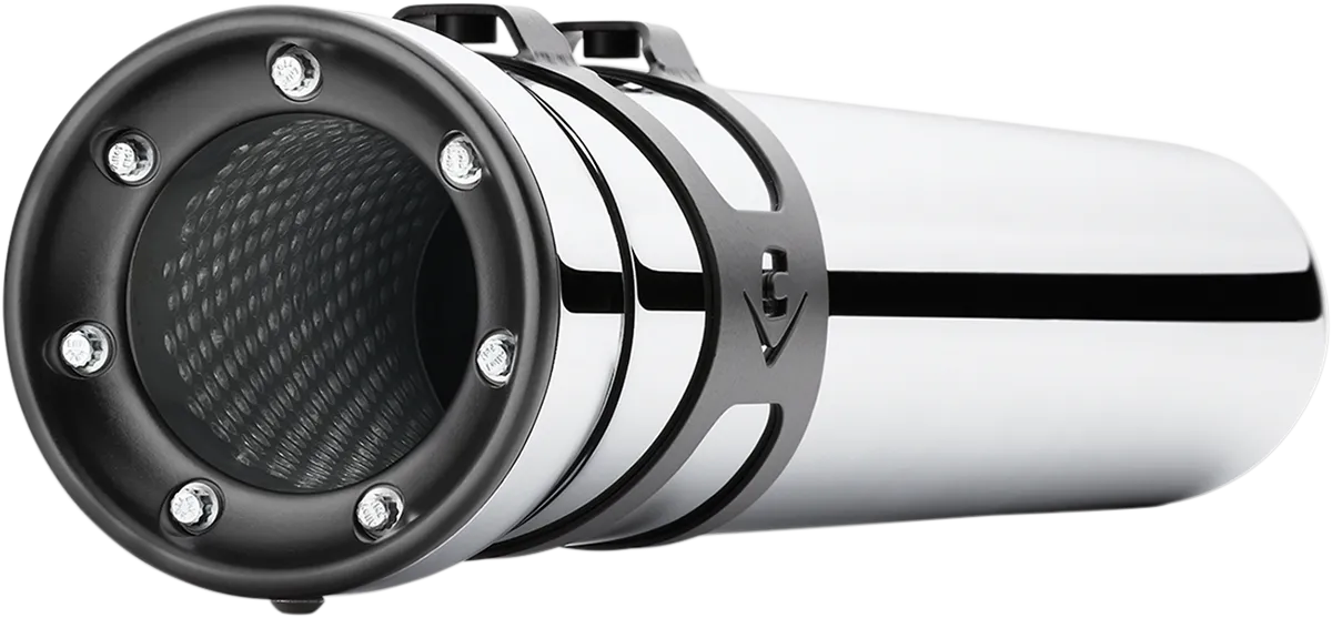 COBRA Race Pro Mufflers for '95-'16 Bagger - Chrome VERIFY PRICING 6218