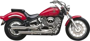 COBRA Slashcut Mufflers - Chrome - V-Star 1100 2167SC