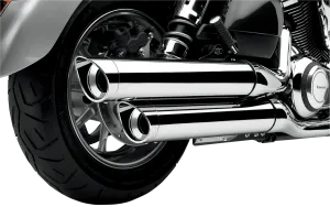 COBRA VN1700 Billet Tip Mufflers 4225