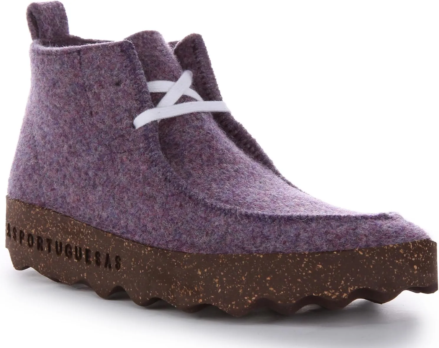 Cody Women's Felt Cork Sole Lace Up Ankle Boot