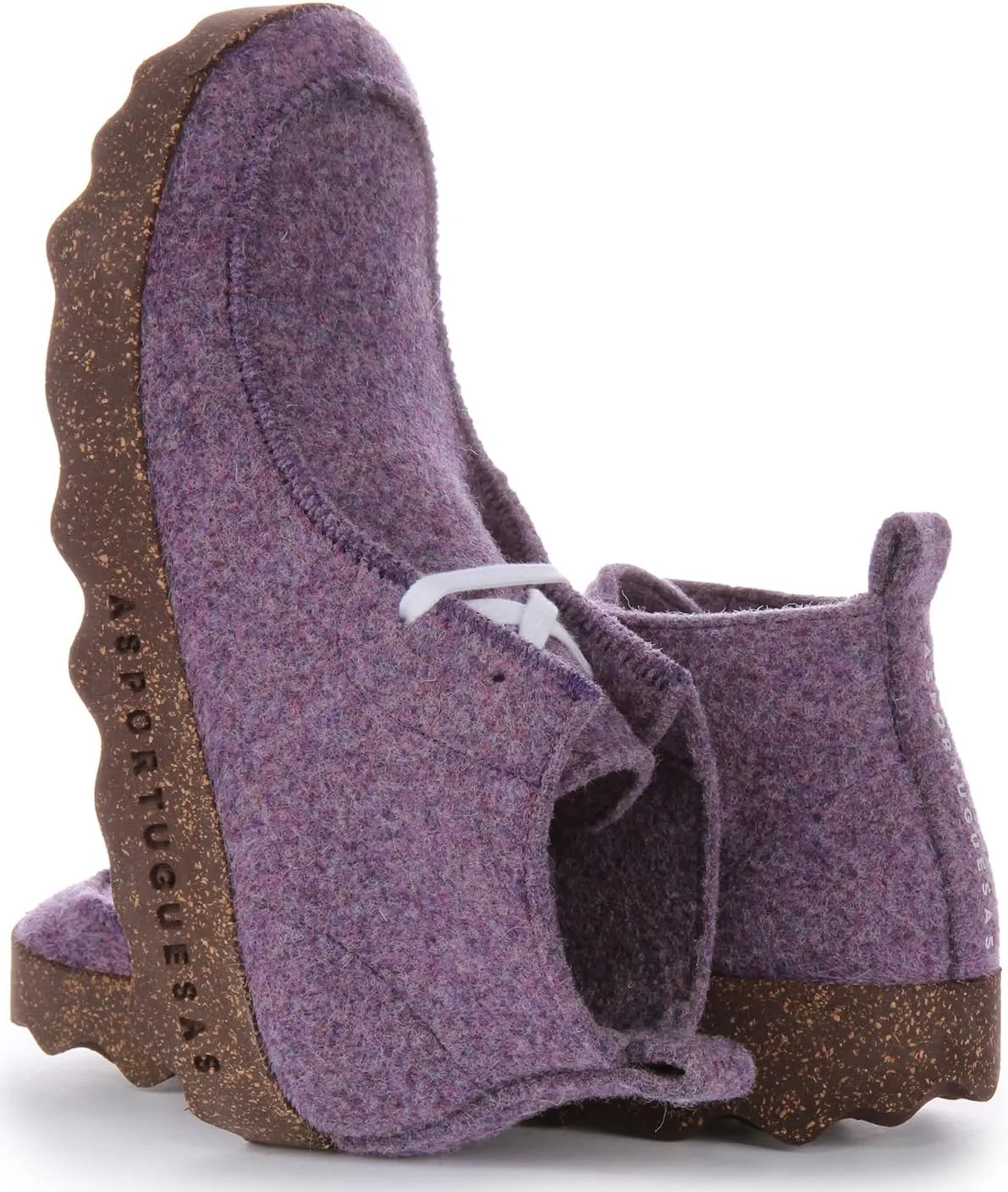 Cody Women's Felt Cork Sole Lace Up Ankle Boot