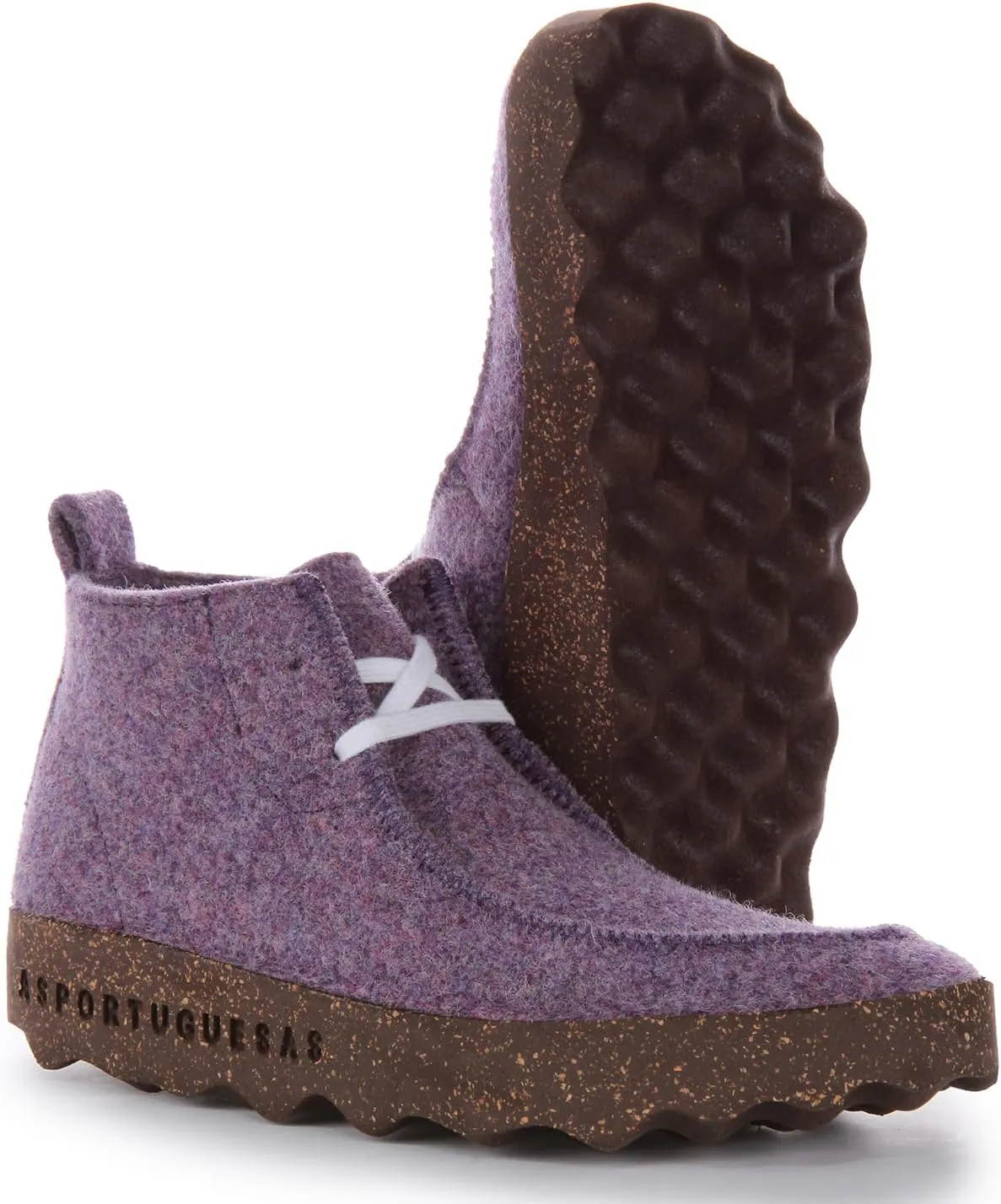 Cody Women's Felt Cork Sole Lace Up Ankle Boot