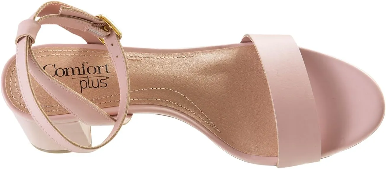 Comfort Plus Women's Walsh Block Heel Dress Sandal