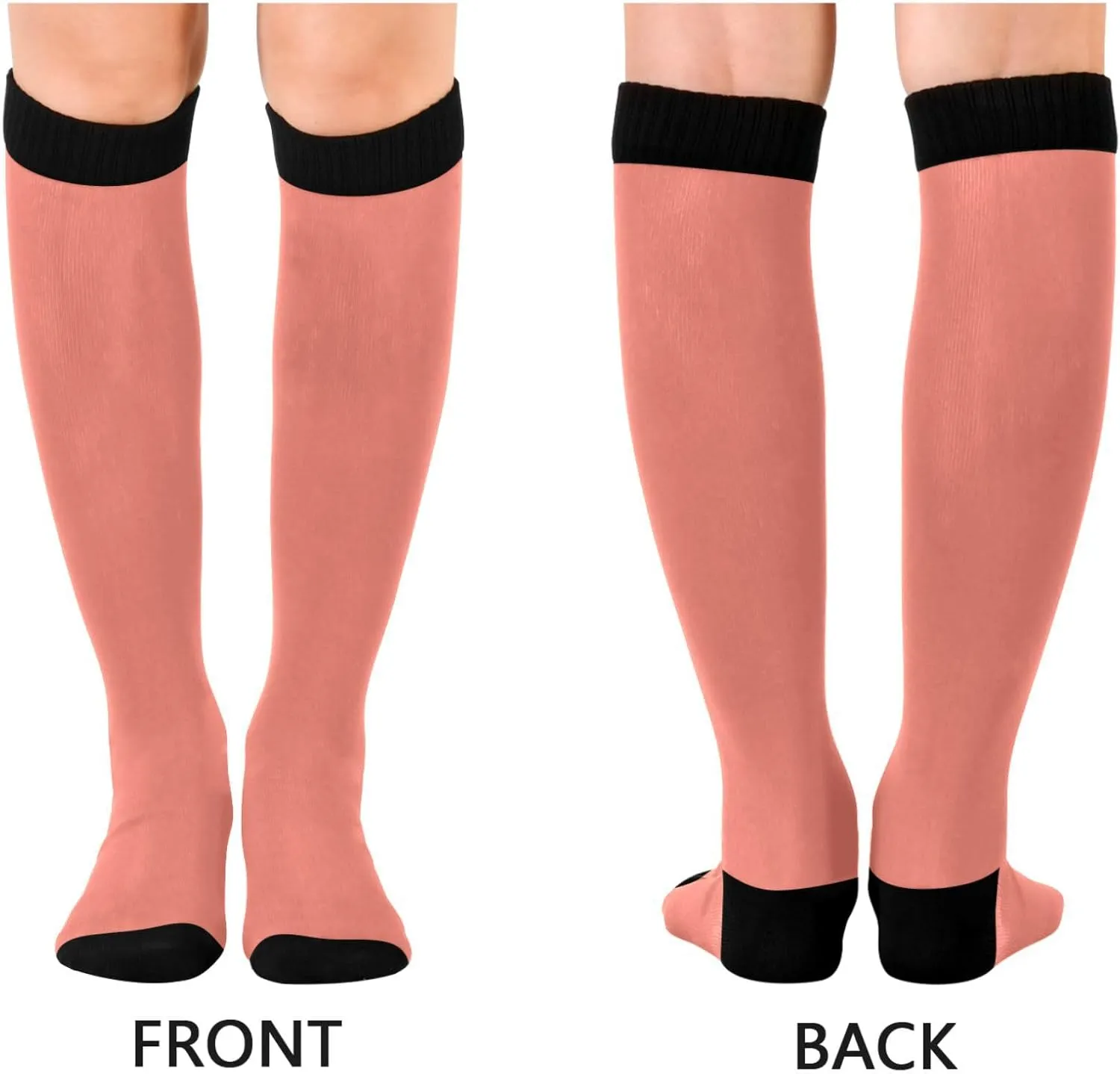 Compression Socks for Women Athletic Sport Knee High Socks Girl Long Boot Tights Running Baseball Stockings