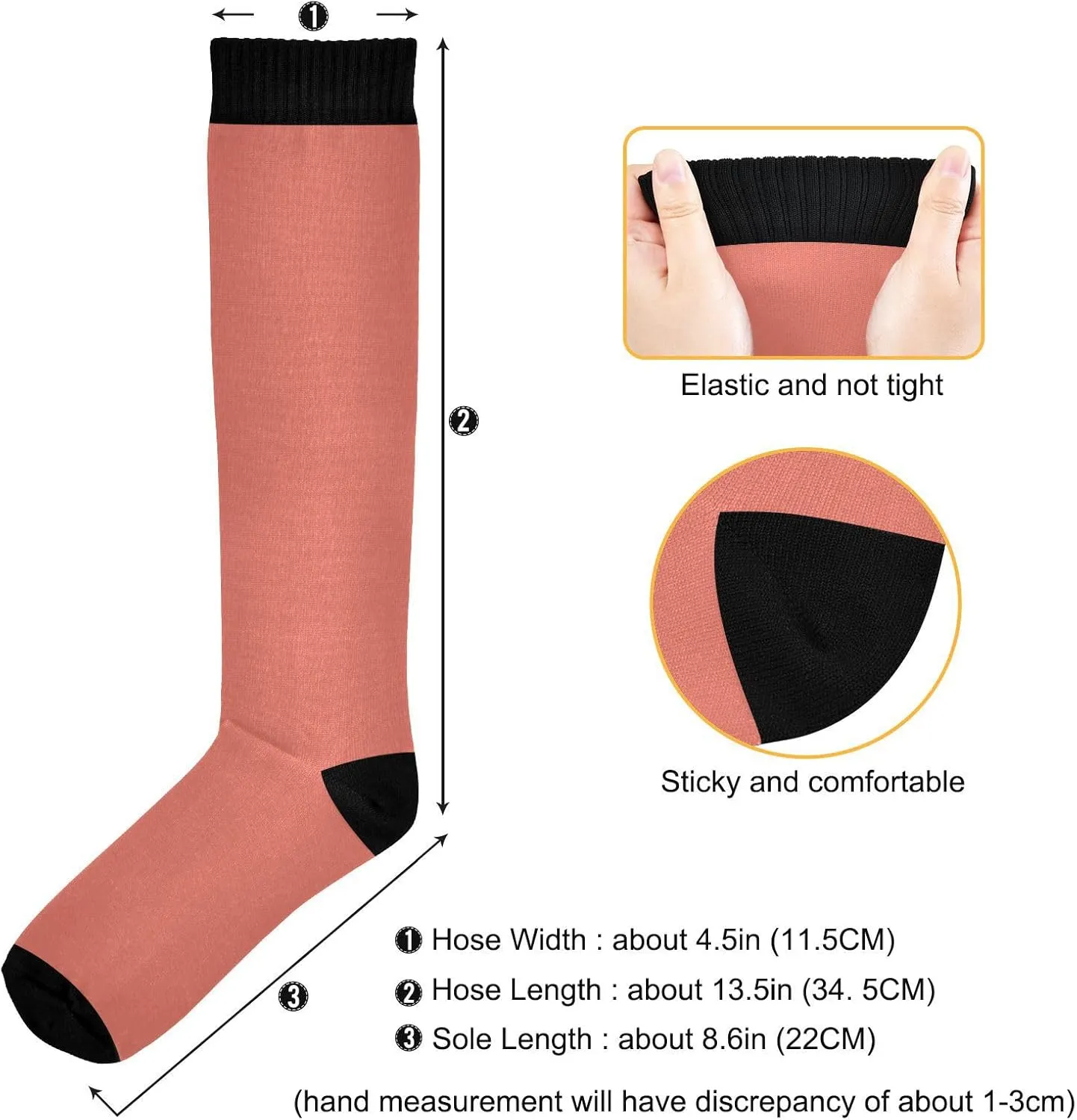 Compression Socks for Women Athletic Sport Knee High Socks Girl Long Boot Tights Running Baseball Stockings