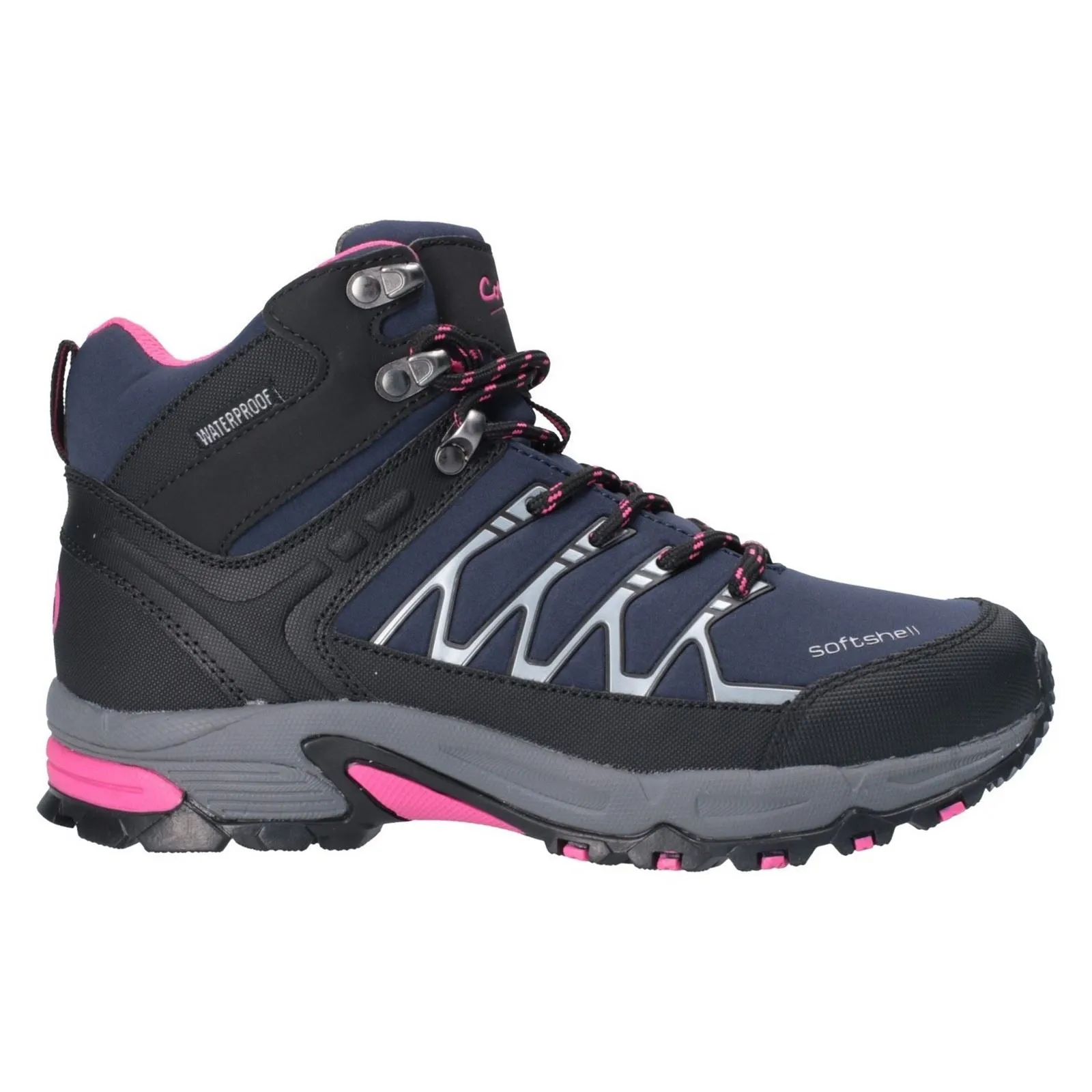 Cotswold Women's Abbeydale Mid Hiker in Navy/Black/Fuchsia
