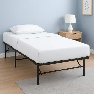Cottington Lane 4 Piece Cot Sheets 25x75 Set, Premium Egyptian Cotton Sheets, Perfect for Narrow Twin, Camp Bunk, Army Cots, Trifold Mattress, Camping Cot, Guest Bed Replacement, White
