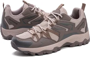 Couple Outdoor Mountaineering Boots, Muddy wading Plush Hiking Shoes, Rubber Sole Breathable Mesh Ankle Shoes, Casual and Fashionable Travel Boots, Anti Slip Sports Shoes