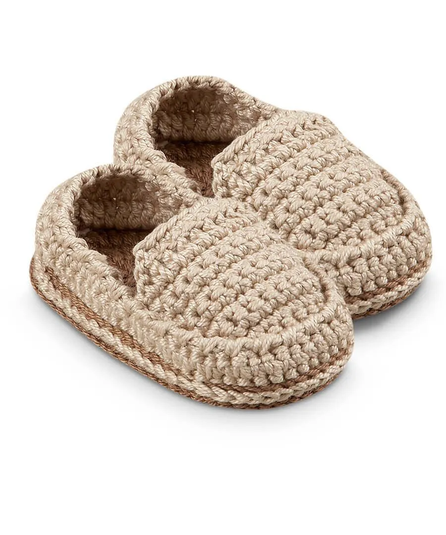 Crochet Loafer Booties