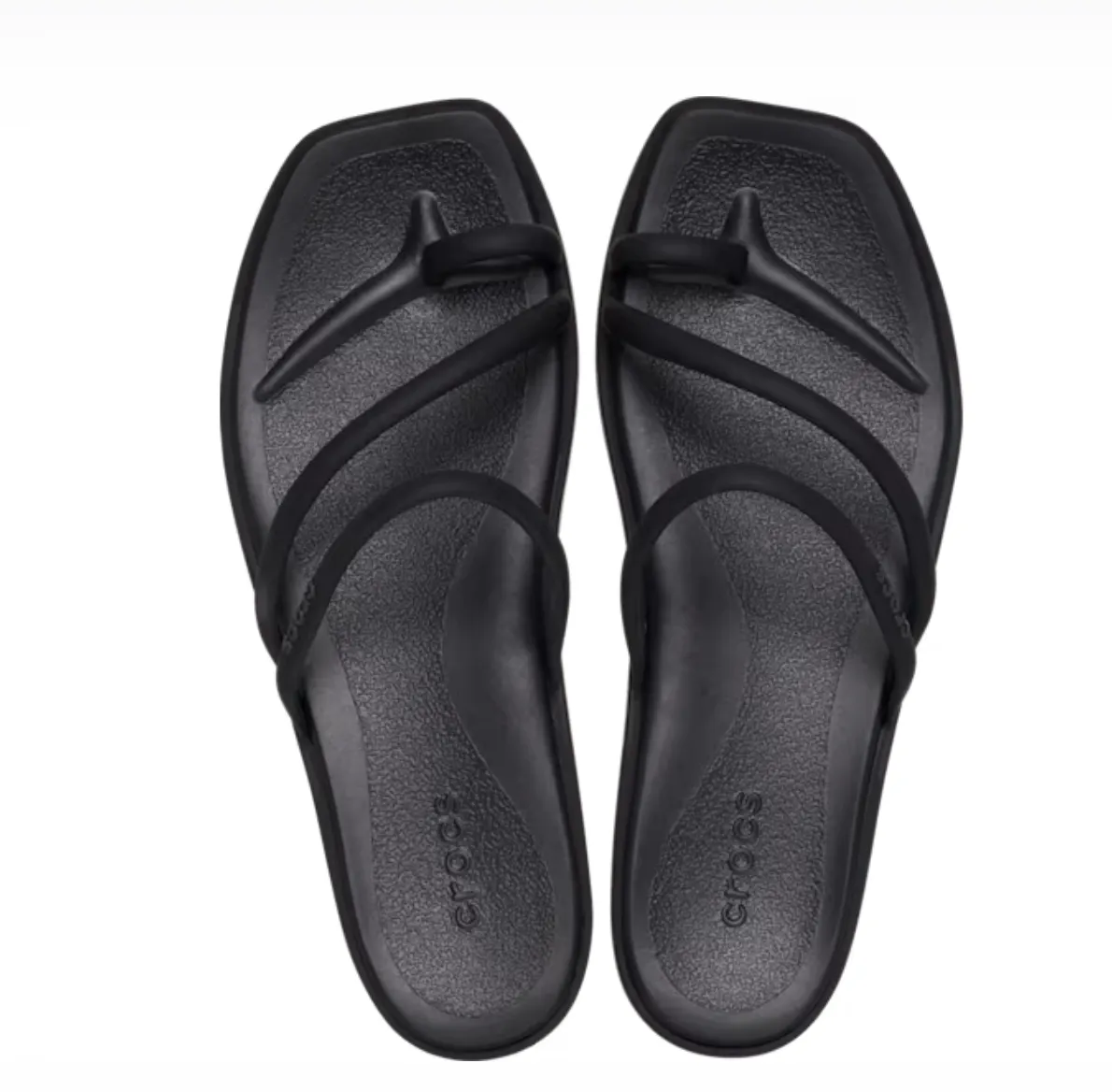 Crocs Women Miami Toe Loop Sandal In Black (Pre-Order)
