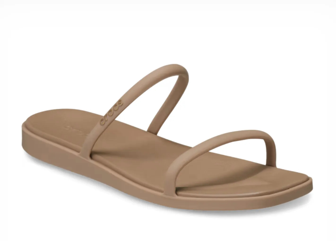 Crocs Women Miami Two Strap Sandal In Milk Chocolate (Pre-Order)