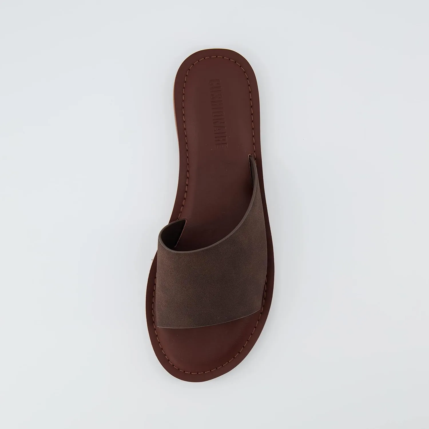 CUSHIONAIRE Women's Carly slide Sandal with Memory Foam