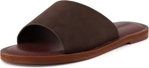 CUSHIONAIRE Women's Carly slide Sandal with Memory Foam