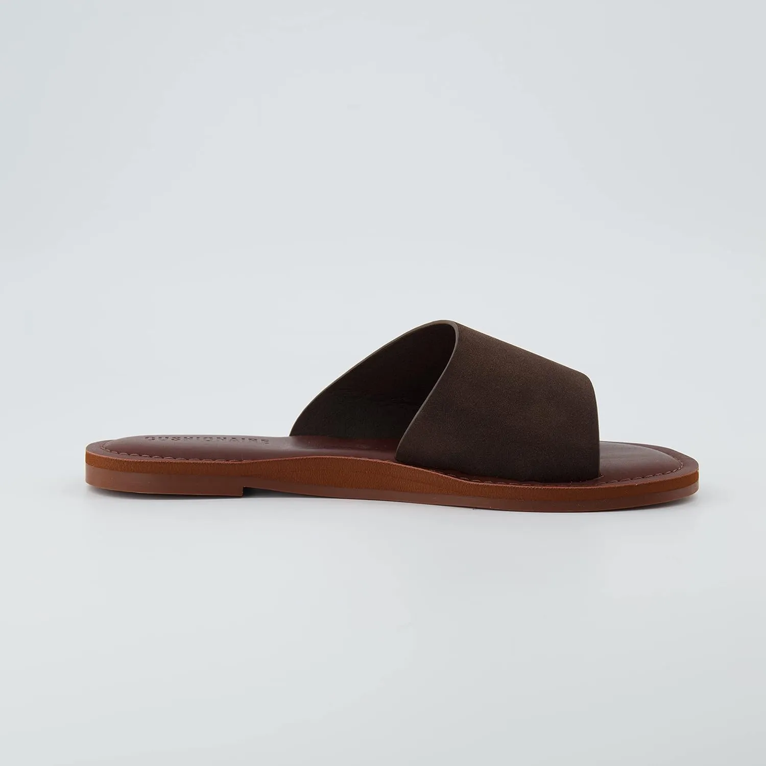 CUSHIONAIRE Women's Carly slide Sandal with Memory Foam