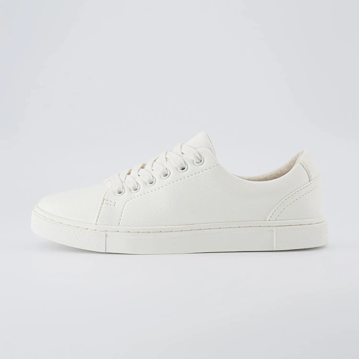 CUSHIONAIRE Women's Hashtag lace up Sneaker  Comfort Foam, Wide Widths Available