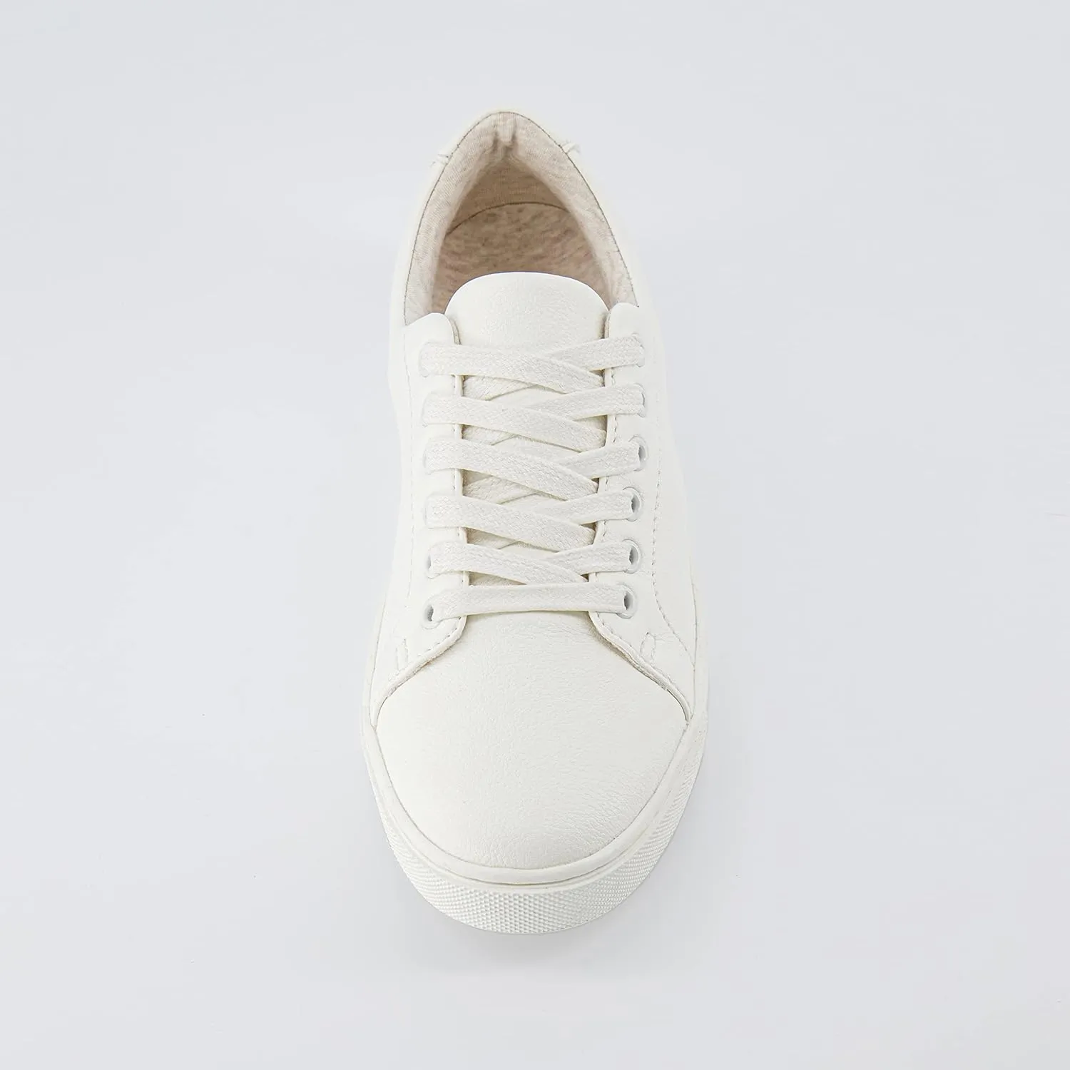 CUSHIONAIRE Women's Hashtag lace up Sneaker  Comfort Foam, Wide Widths Available