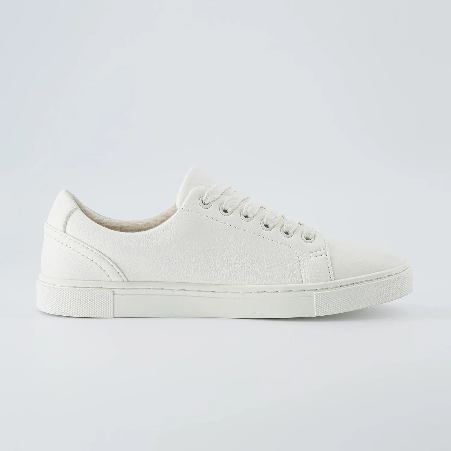 CUSHIONAIRE Women's Hashtag lace up Sneaker  Comfort Foam, Wide Widths Available
