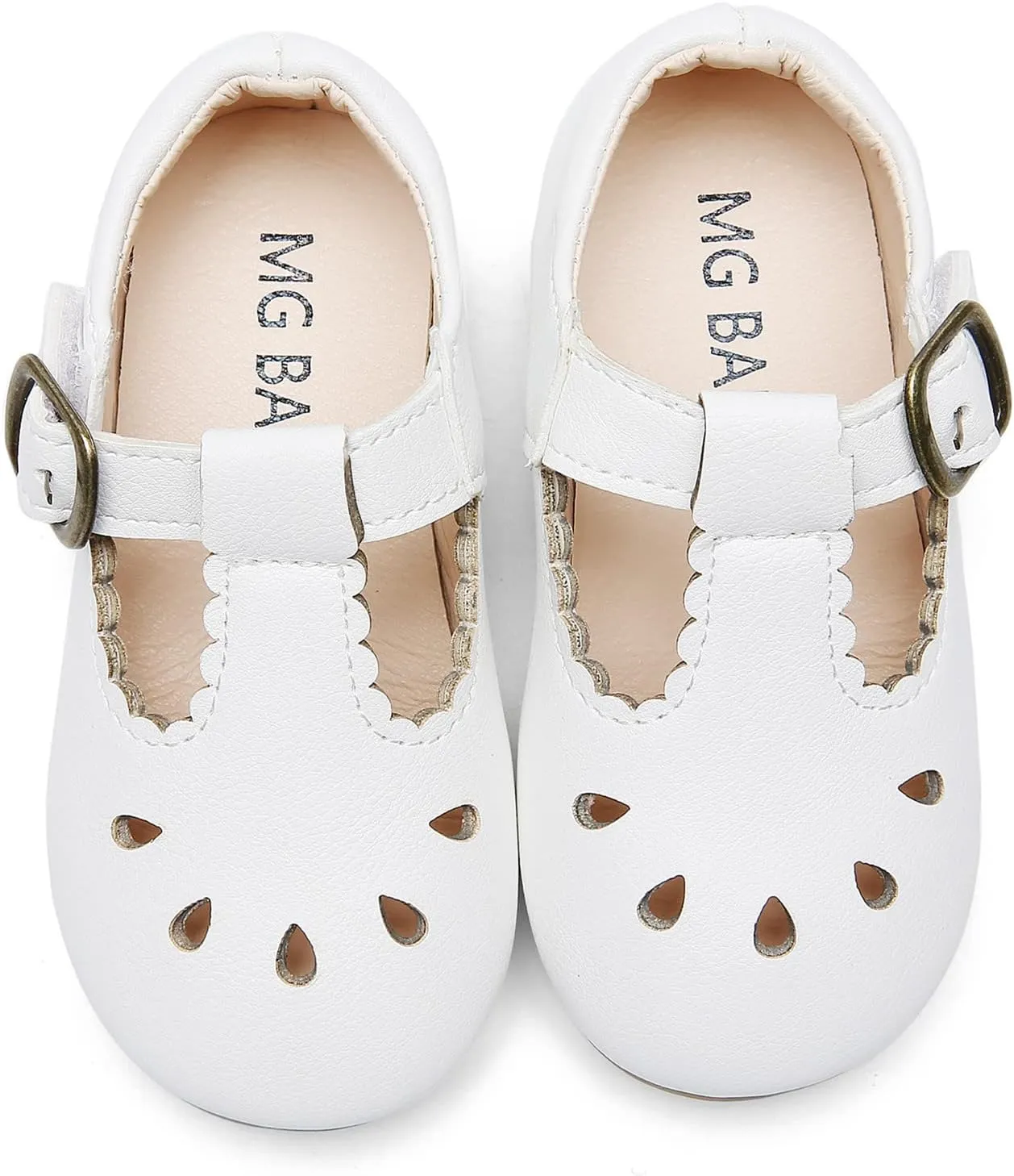 DADAWEN Girl's Classic Mary Jane School Uniform Shoes Flat Dress Shoes
