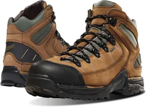 Danner 453 5.5" Waterproof Hiking Boots for Men - Nubuck Leather Upper with Breathable Gore-Tex Lining, Toe Cap, and TFX Traction Outsole