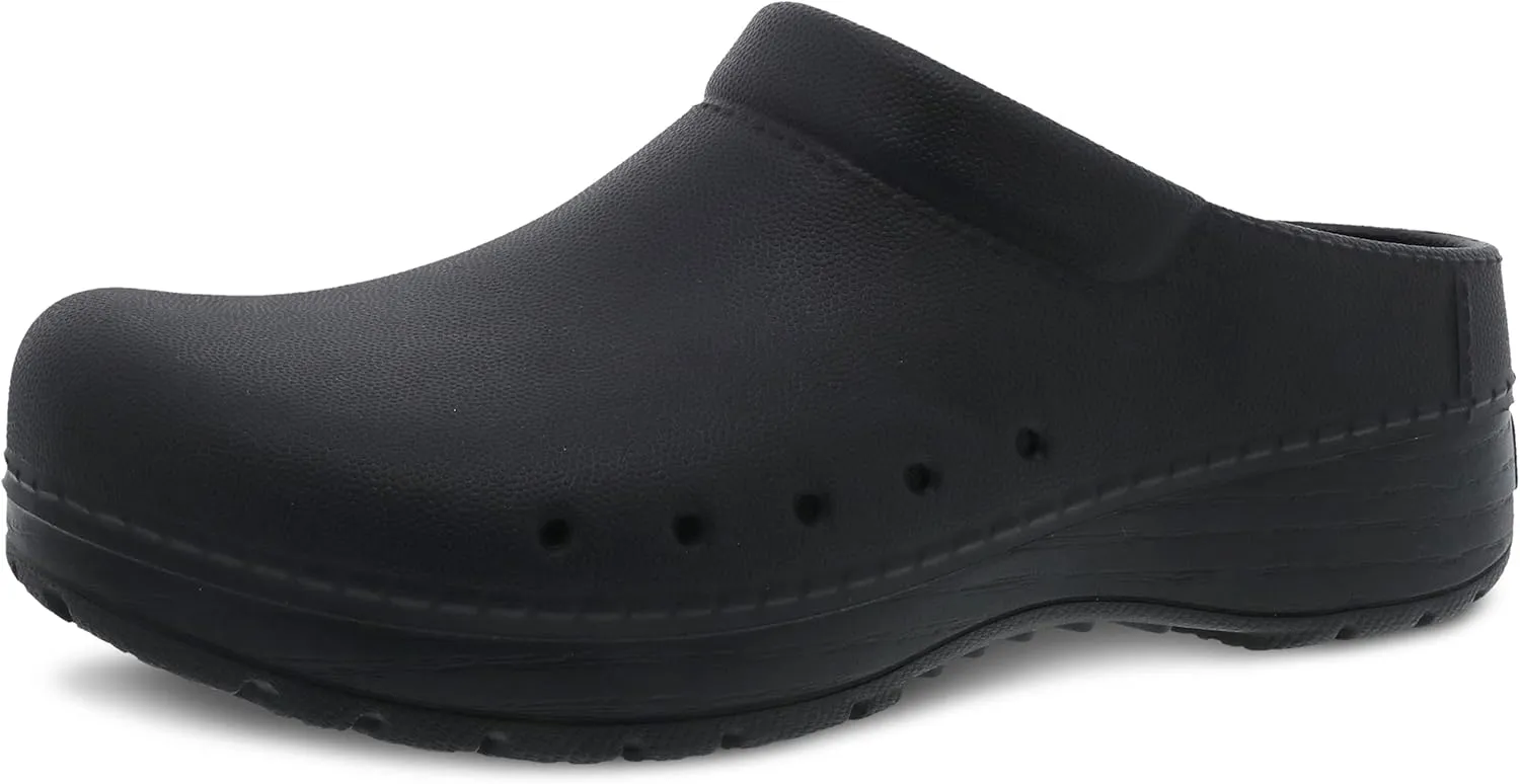 Dansko Kane Slip-On Mule Clog for Women - Lightweight Cushioned Comfort and Removable EVA Footbed with Arch Support - Easy Clean Uppers