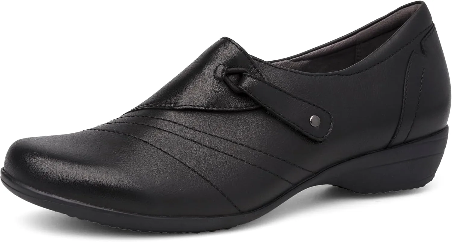 Dansko Womens Franny Black EU 39 (US Women's 8.5-9) Medium