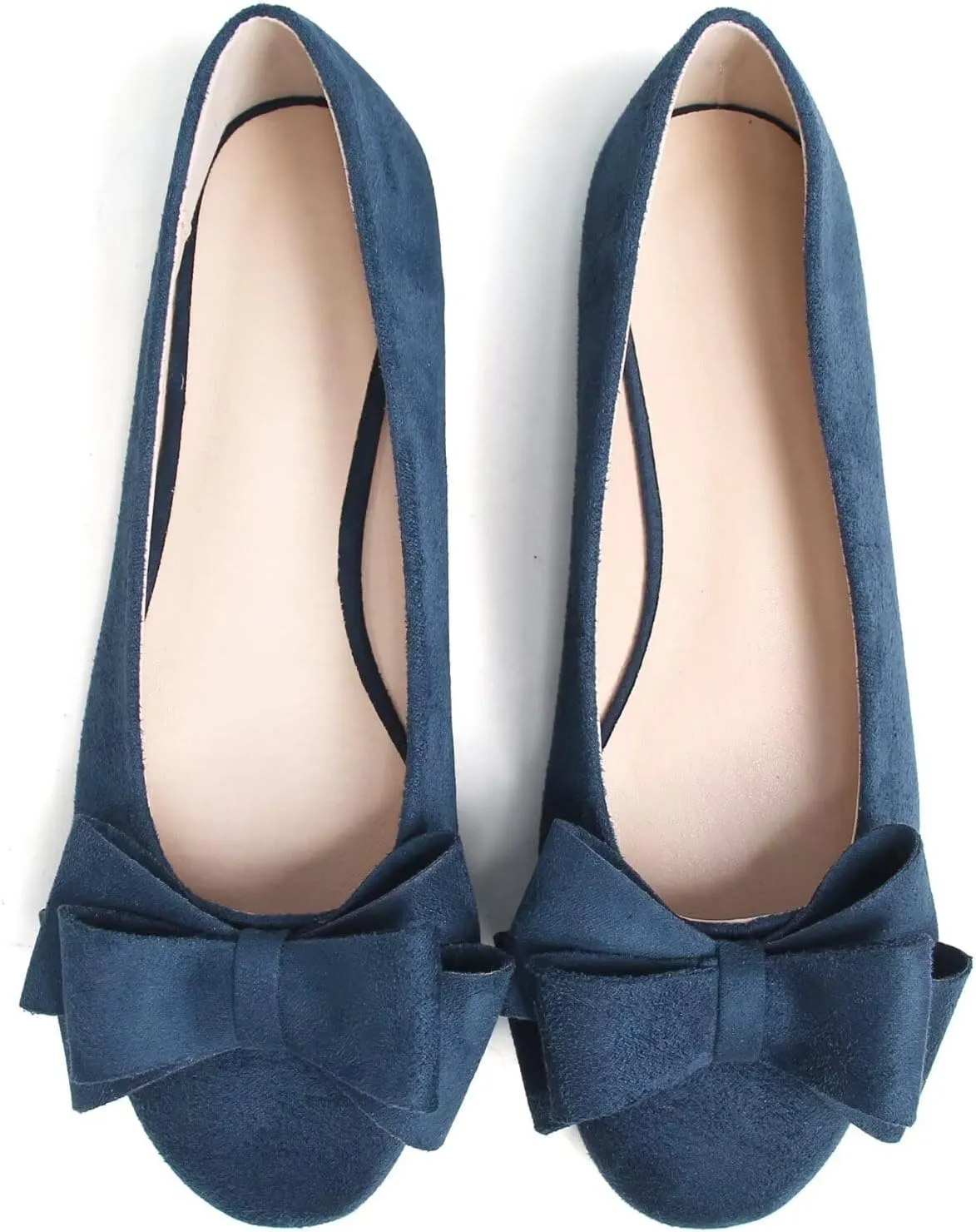 Dear Time Women's Business Casual Ballet Flats Round Toe Flats Soft Slip On Office Shoes for Work
